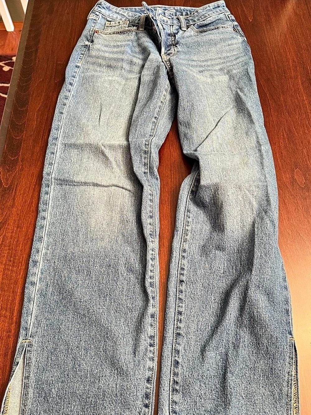 Old Navy OG Loose Blue Boot Cut Jeans